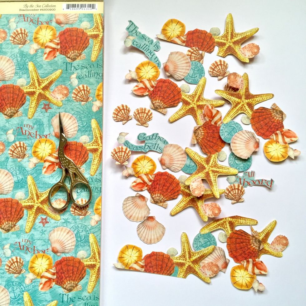More fussy cutting.