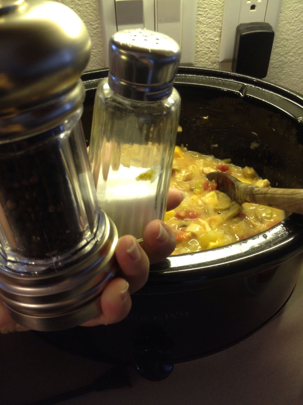 More salt and pepper of you desire.