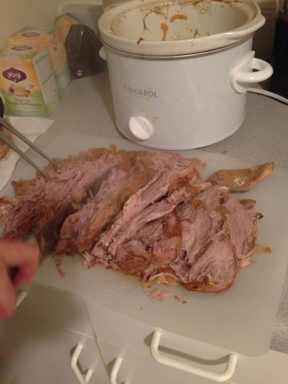 More slicing/chopping.