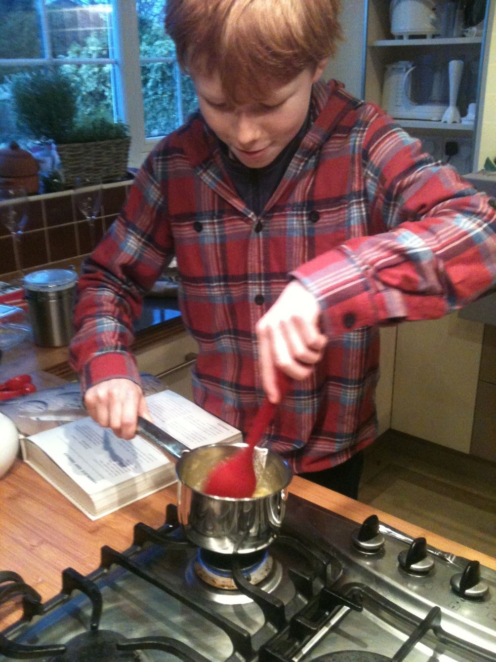 More stirring.