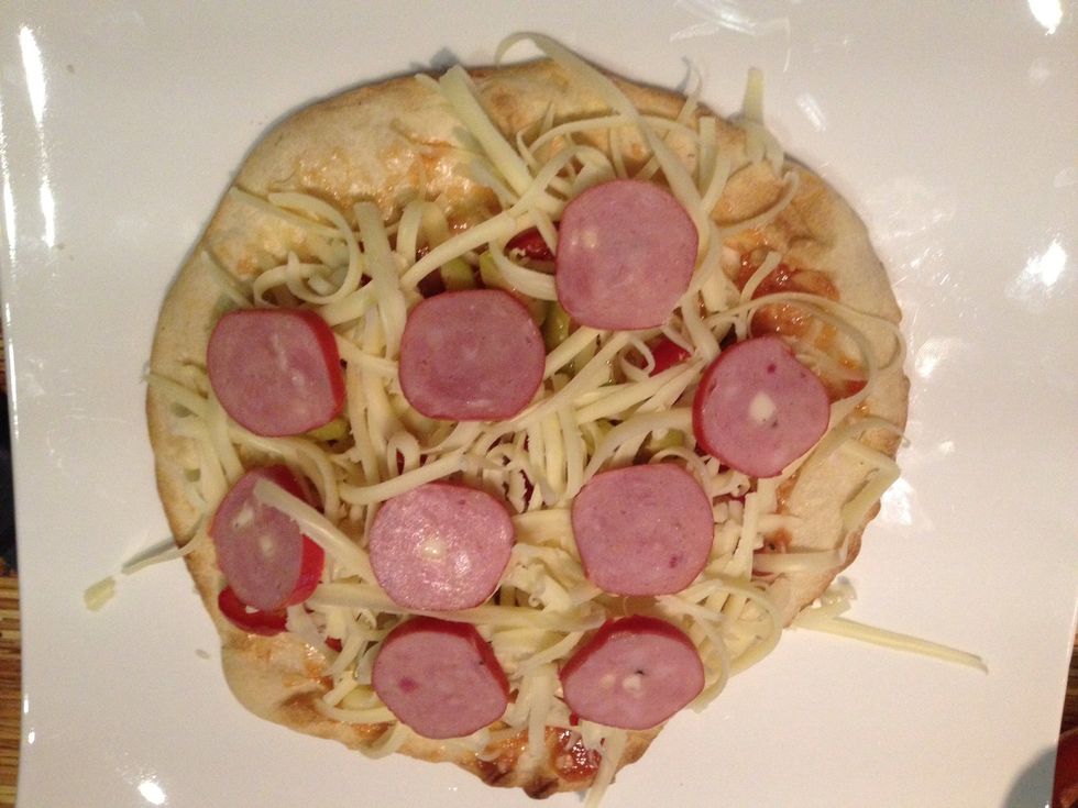 More toppings or meat