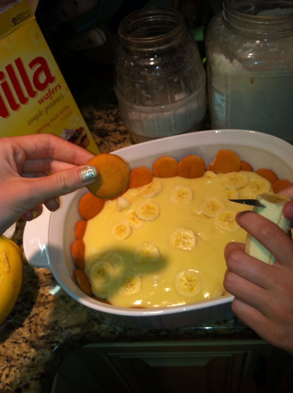 More wafers and bananas