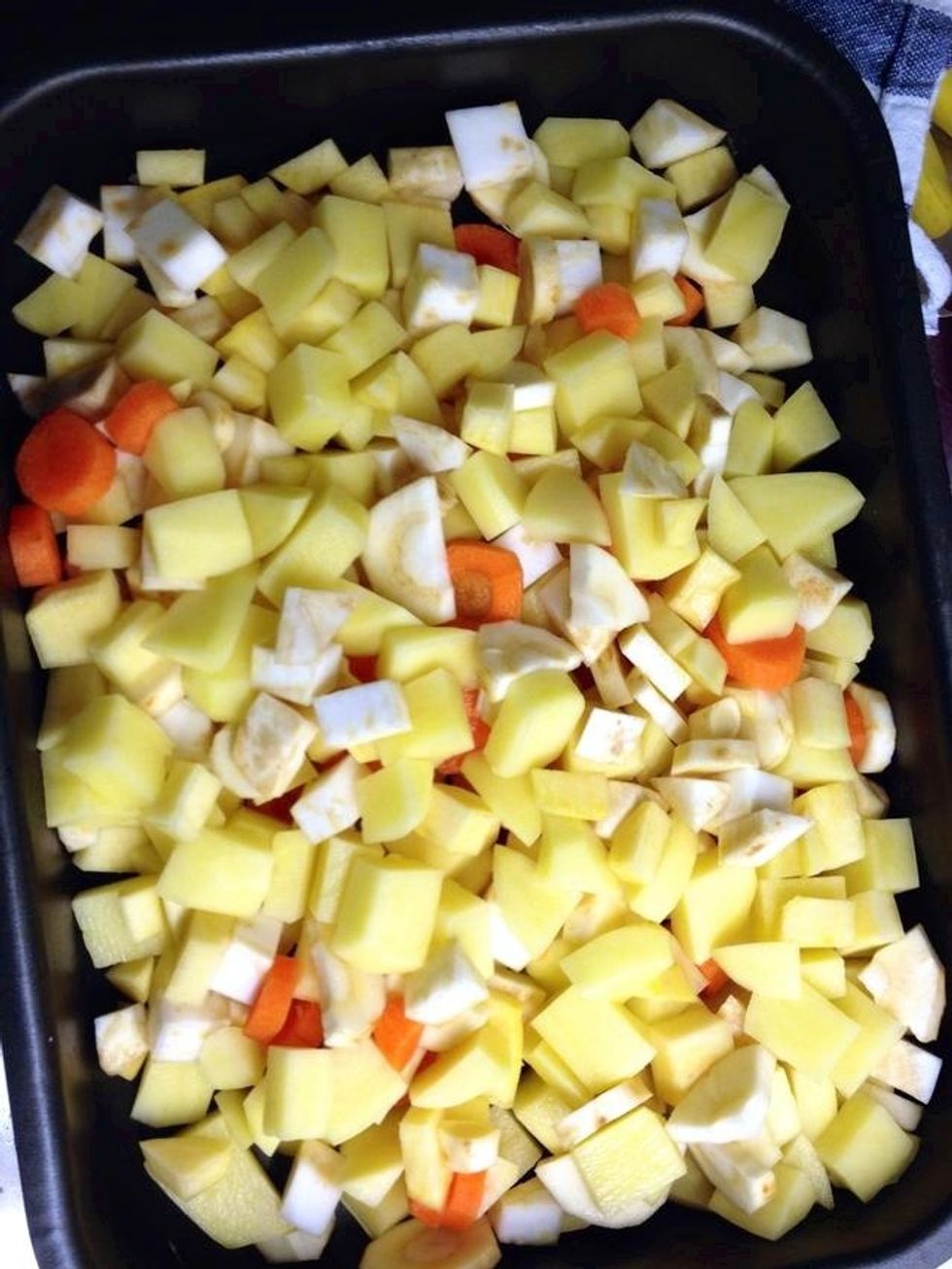 Most fresh veggies begin to taste less and less at this time of year in Sweden but the root veggies are wonderful! You can even bake a cake using for ex. parsnips instead of carrots.
