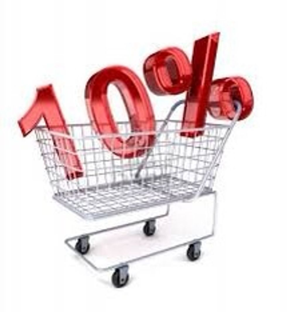 Most percentages are commonly found in supermarkets or a shopping centre, announcing a decrease in the original price.