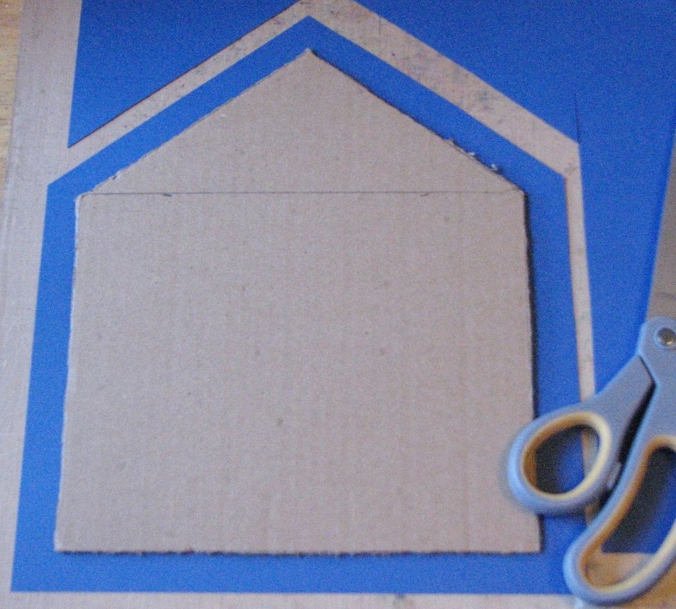 Mount the album base onto cardstock and trim away excess.