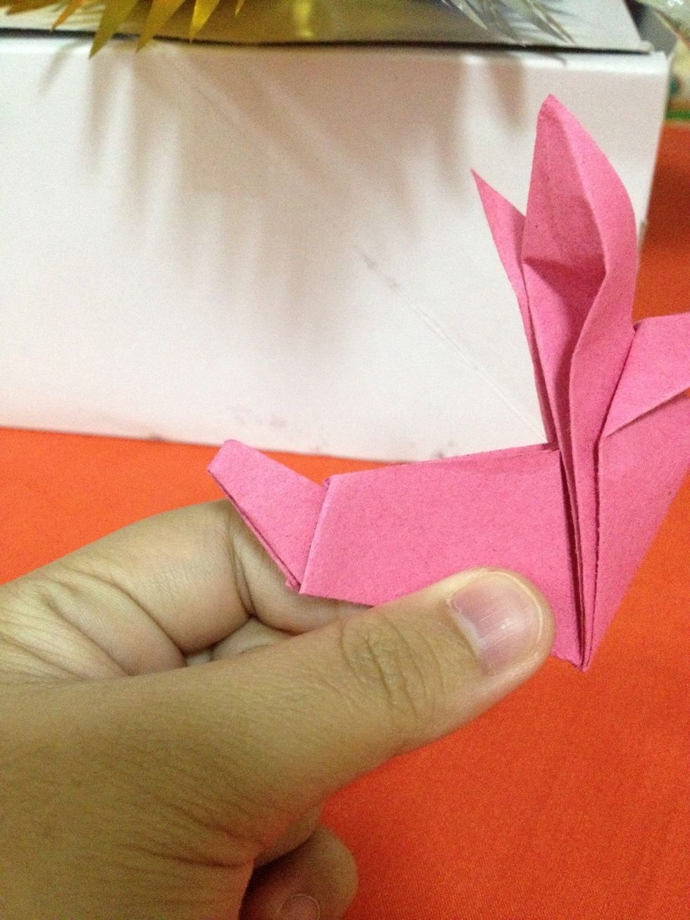 Move the tail a little upward.