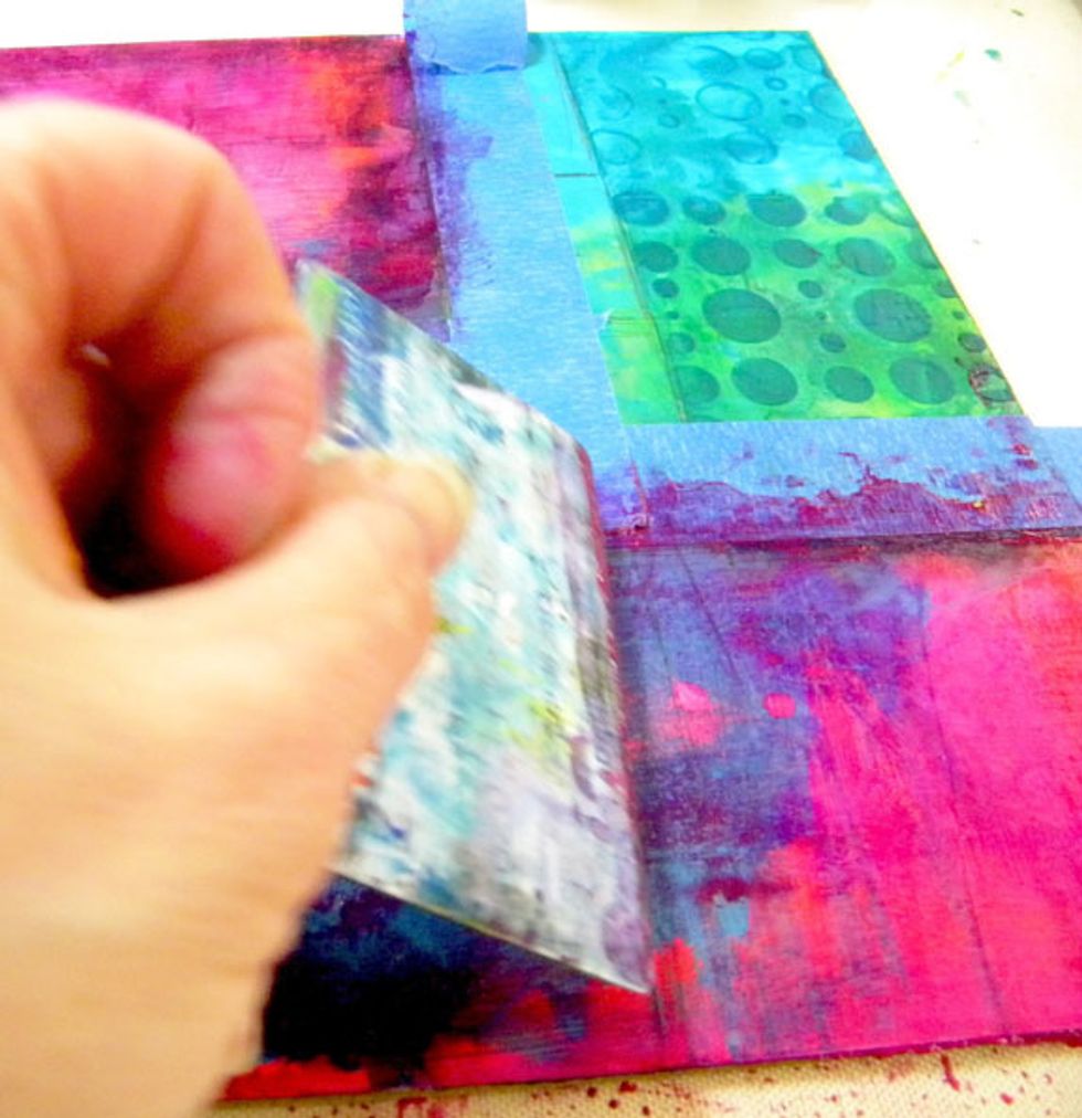 Move the tape around until all the boxes have lots of layers that you love. Make sure the paint is dry on one box before adding tape because it may pull the paint off. Not saying I did it..........