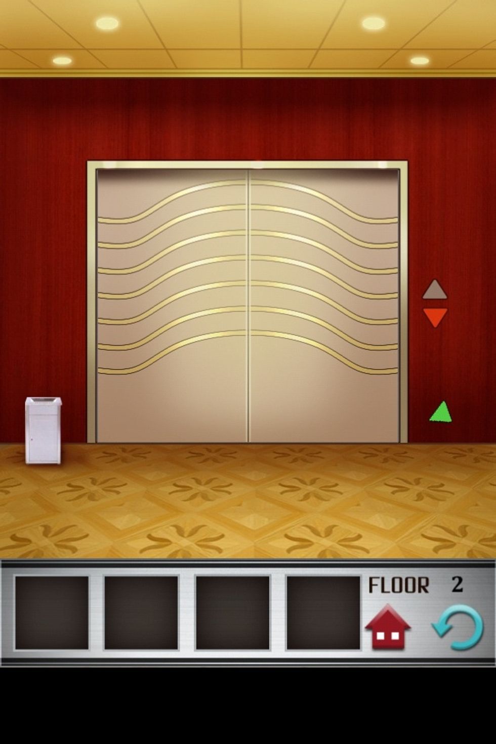 Move the trash can over with you fringer