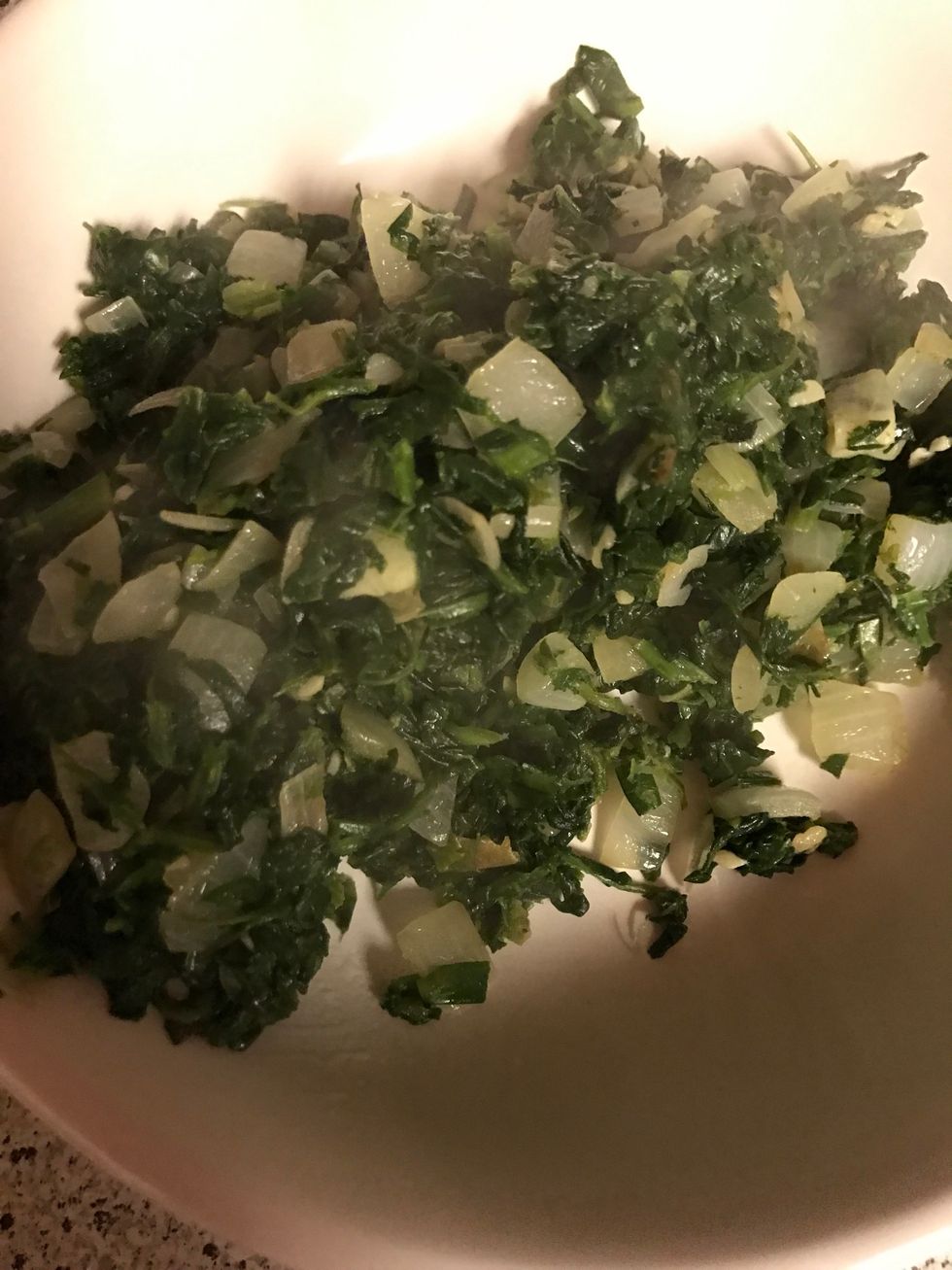 Move vegetables to a separate bowl