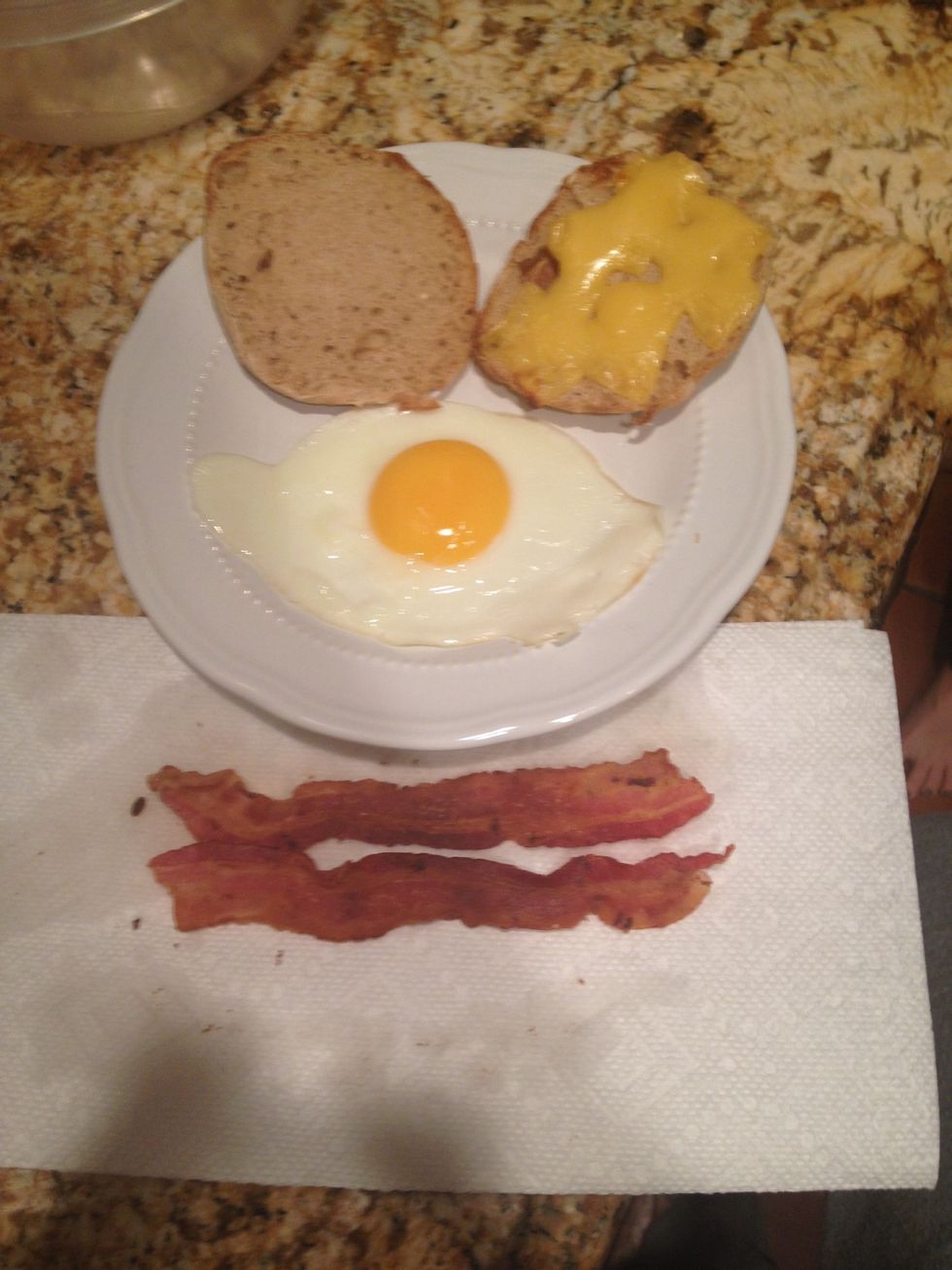 Mr. BEC (bacon egg cheese)