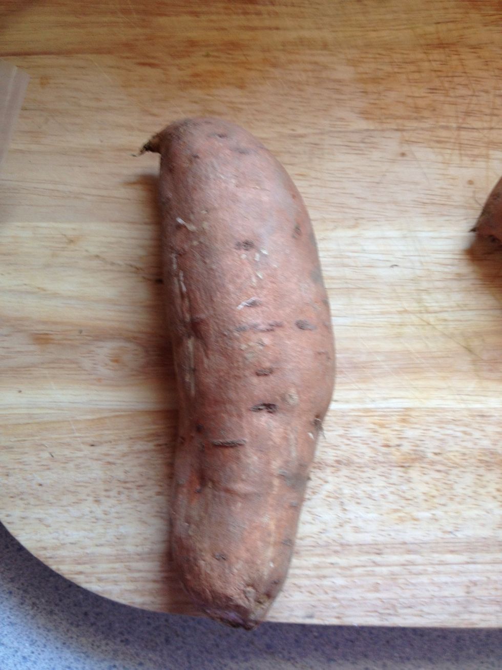 Mr. Sweet potato head. You can take skin off too