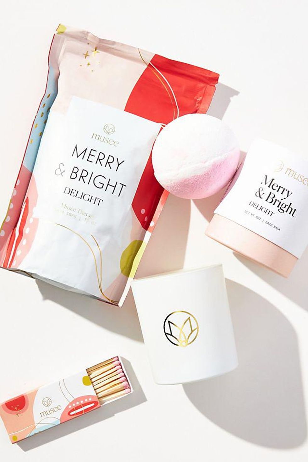 Musee Merry & Bright Holiday Bath Gift Set