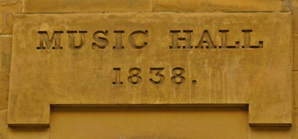 Music Hall, Charles Dickens lectured here...