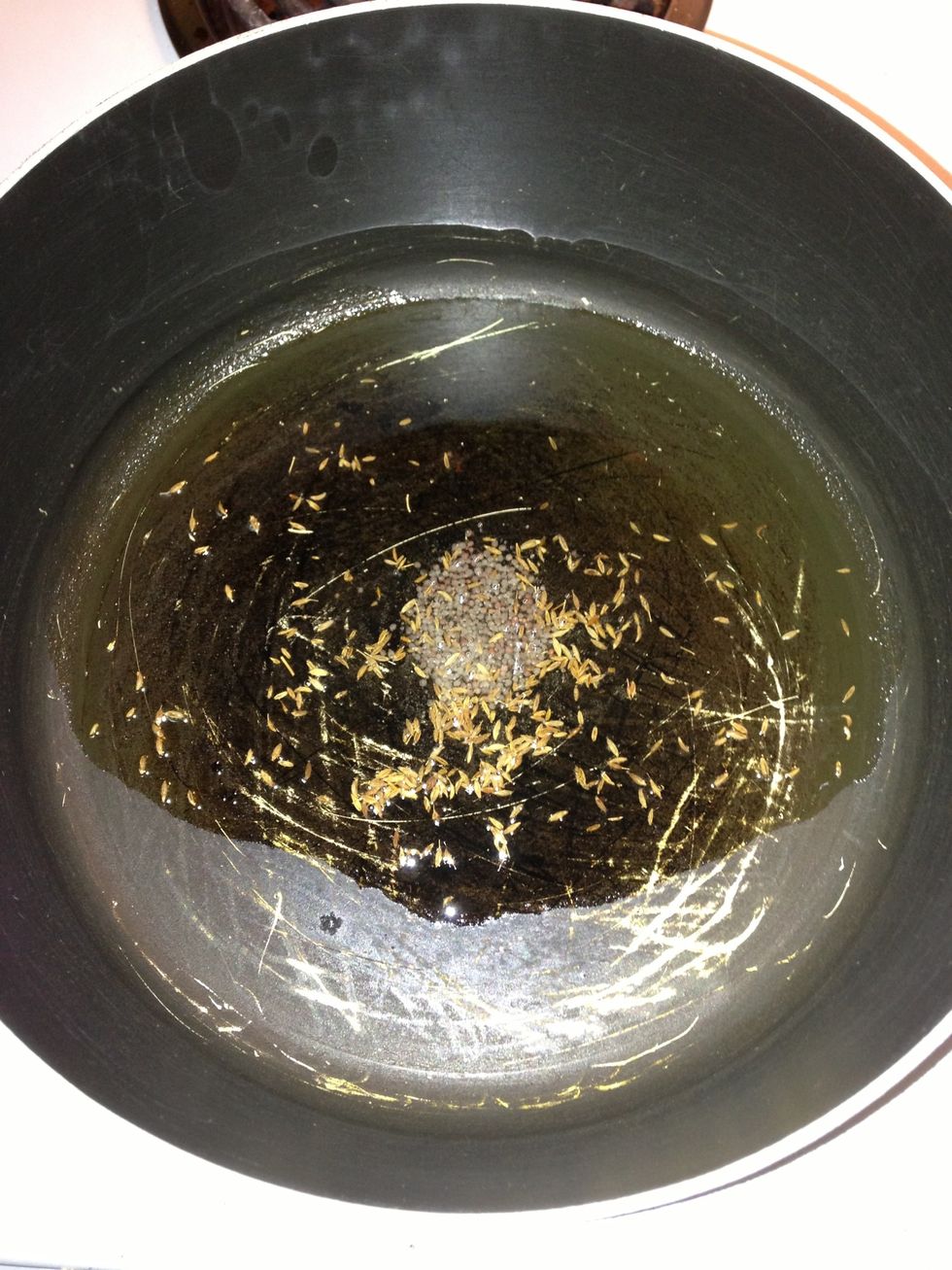 Mustard seeds added (let it sparkle)