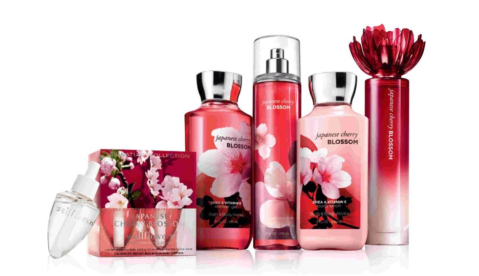 My absolute favourite scent at Bath and Body Works is Japanese Cherry Blossom. It is amazing and I highly recommend it.