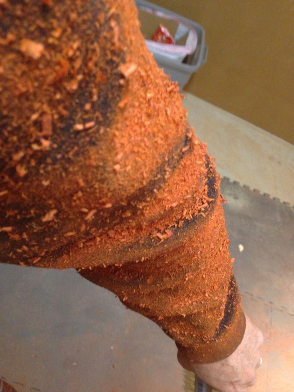 My arm after router work, yikes.