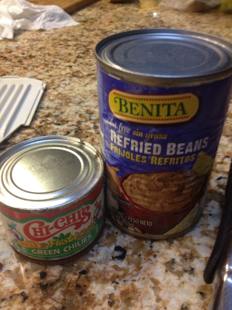 My beans and chilies that I had