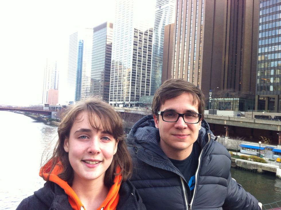 My brother is my rock. No matter how far apart we are, he is always there for me and is willing to do anything to make me happy and successful.