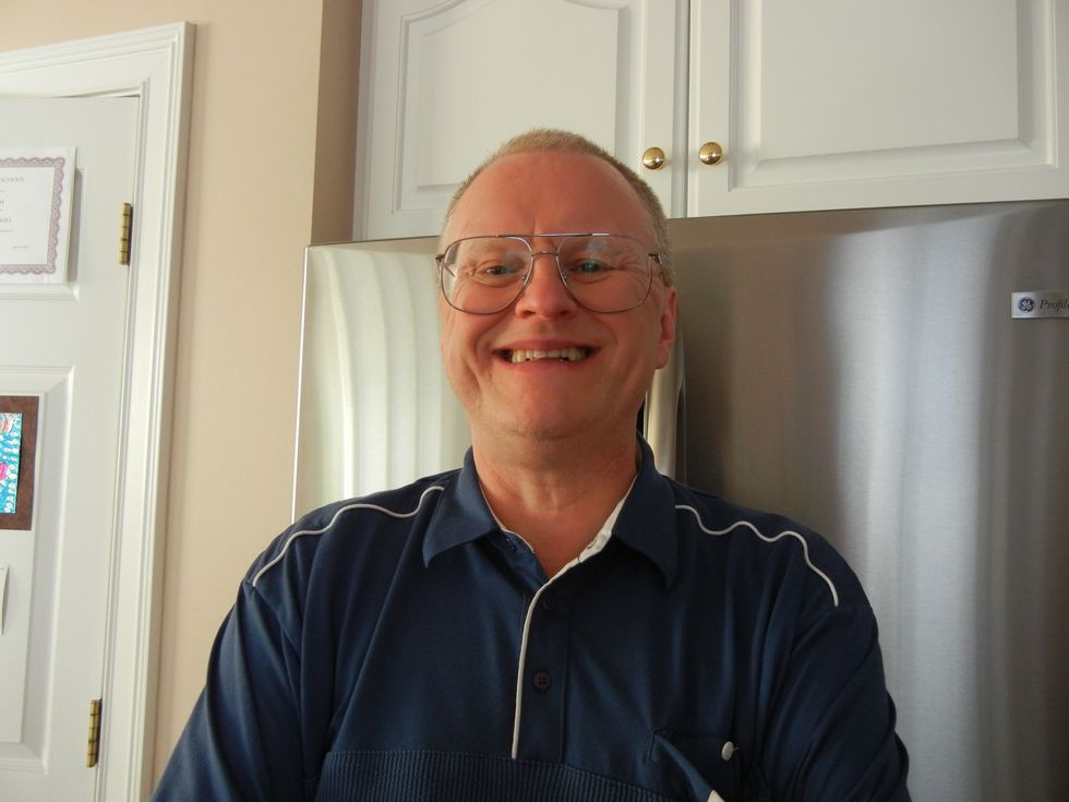 My dad always says "Everyone has a good and a bad side. I choose to think about the good side, even if the person isn't showing it".