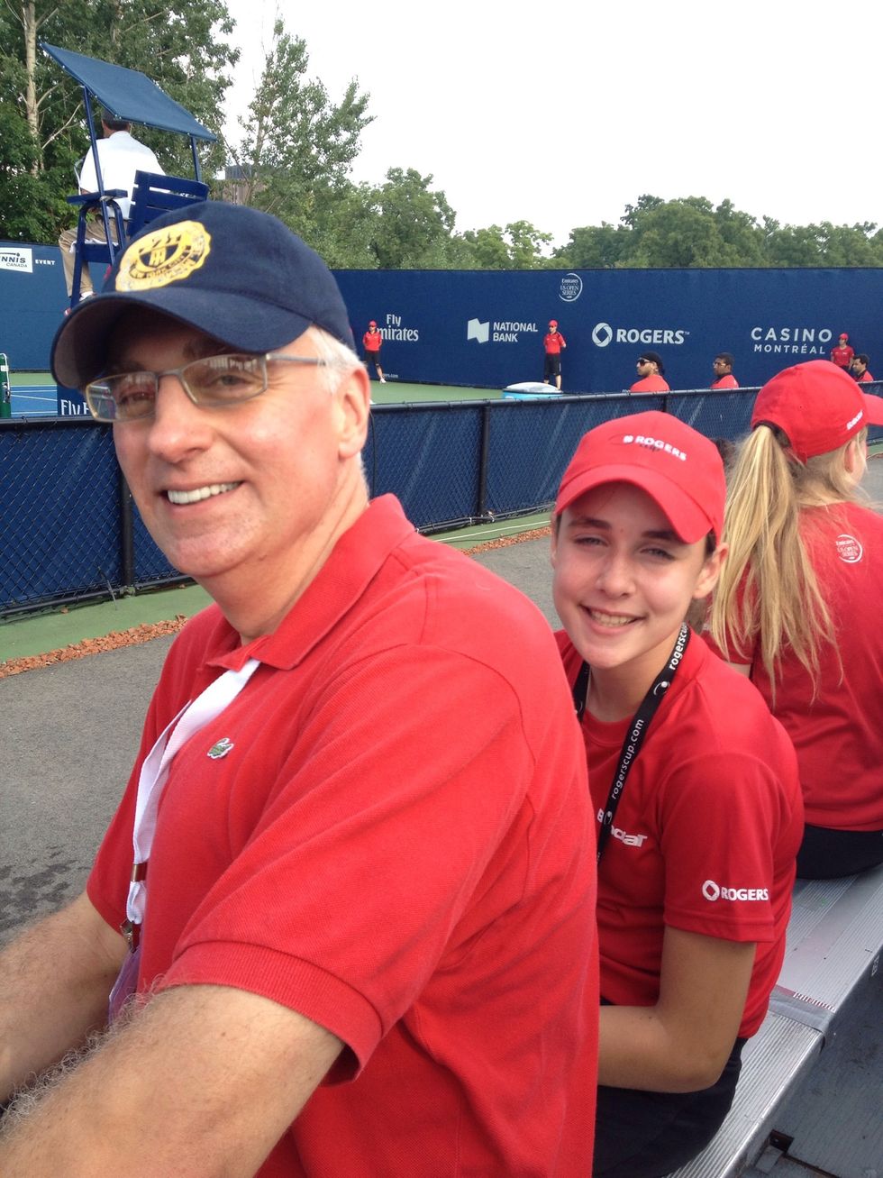 My dad is my inspiration in many things. He inspires me to be the best I can be and is always there for me when I need a good laugh.