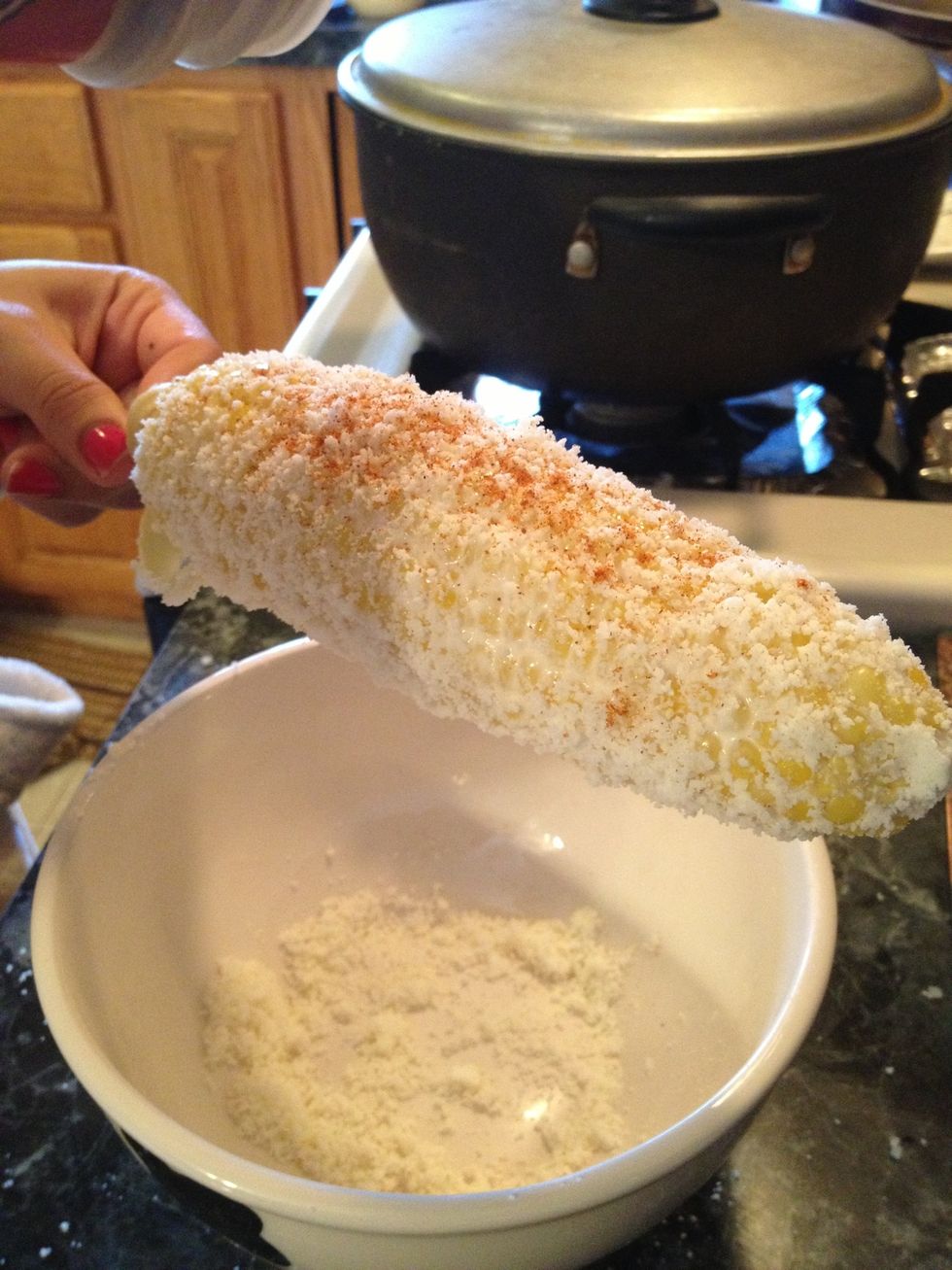 My daughter is sprinkling it on. She like it hot.