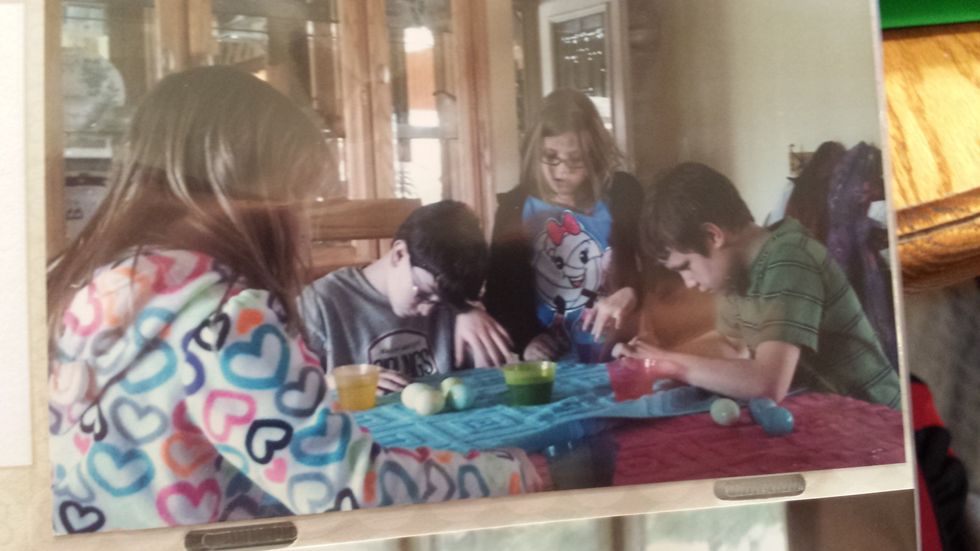 My family is my strength. I can interact with them without the fear of failure. When I am around them, I am....me.