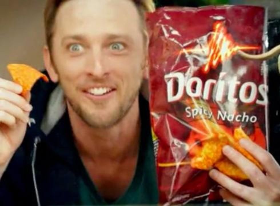 My favorite of all, is the Doritos' ads. I believe that they are so entertaining because they only advertise a few times a year. Therefore, they have more time to be creative.
