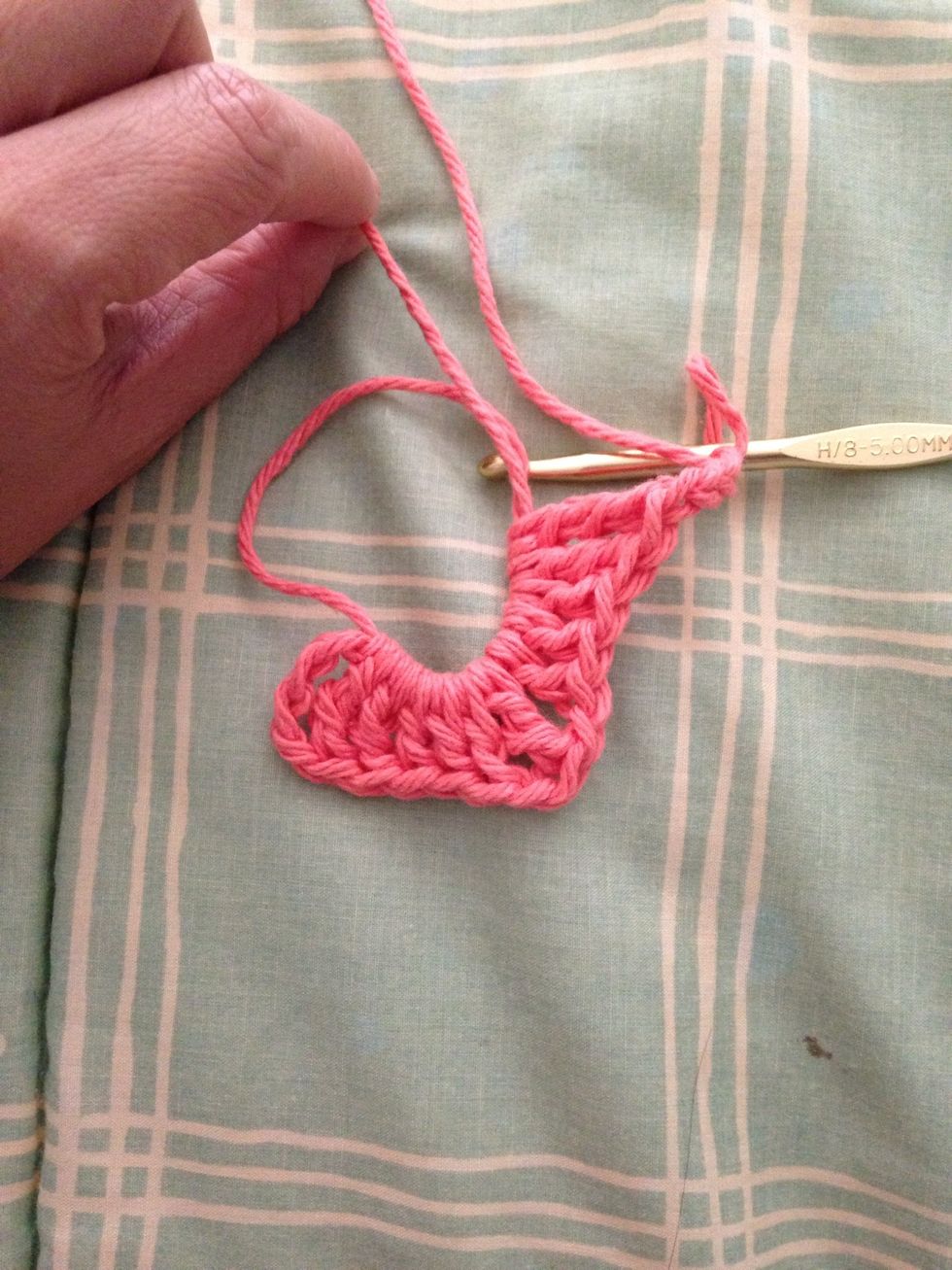 My favorite step of all!! Pull the small magic ring string and watch your creation become a heart!! \u2764\ufe0f\u2764\ufe0f\u2764\ufe0f