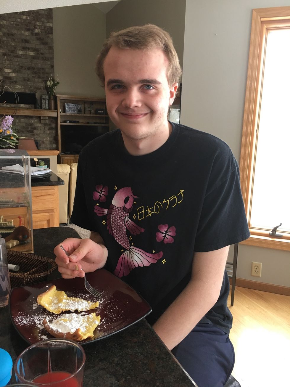 My final product was very successful. It tasted magnificent. The texture is smooth and rich, with a little crisp on the edge. The powdered sugar tastes great but next time will try lemon juice to add.