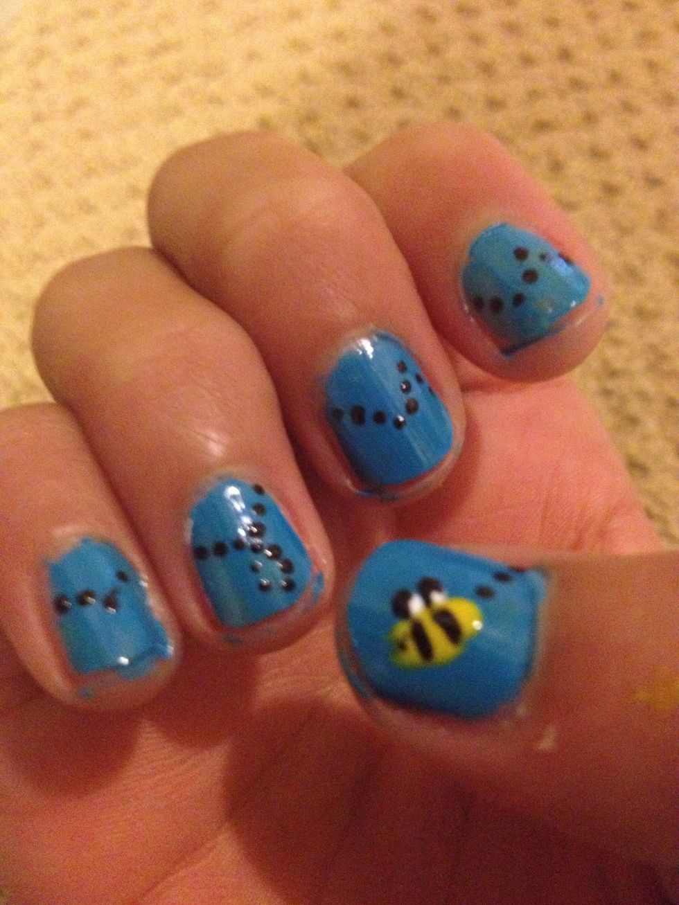 My finished product! A little messy but still looking cute\ud83d\ude04