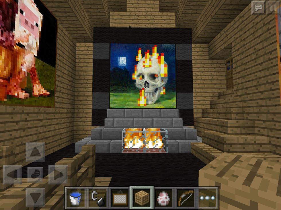 My fire place and tv are on one wall!