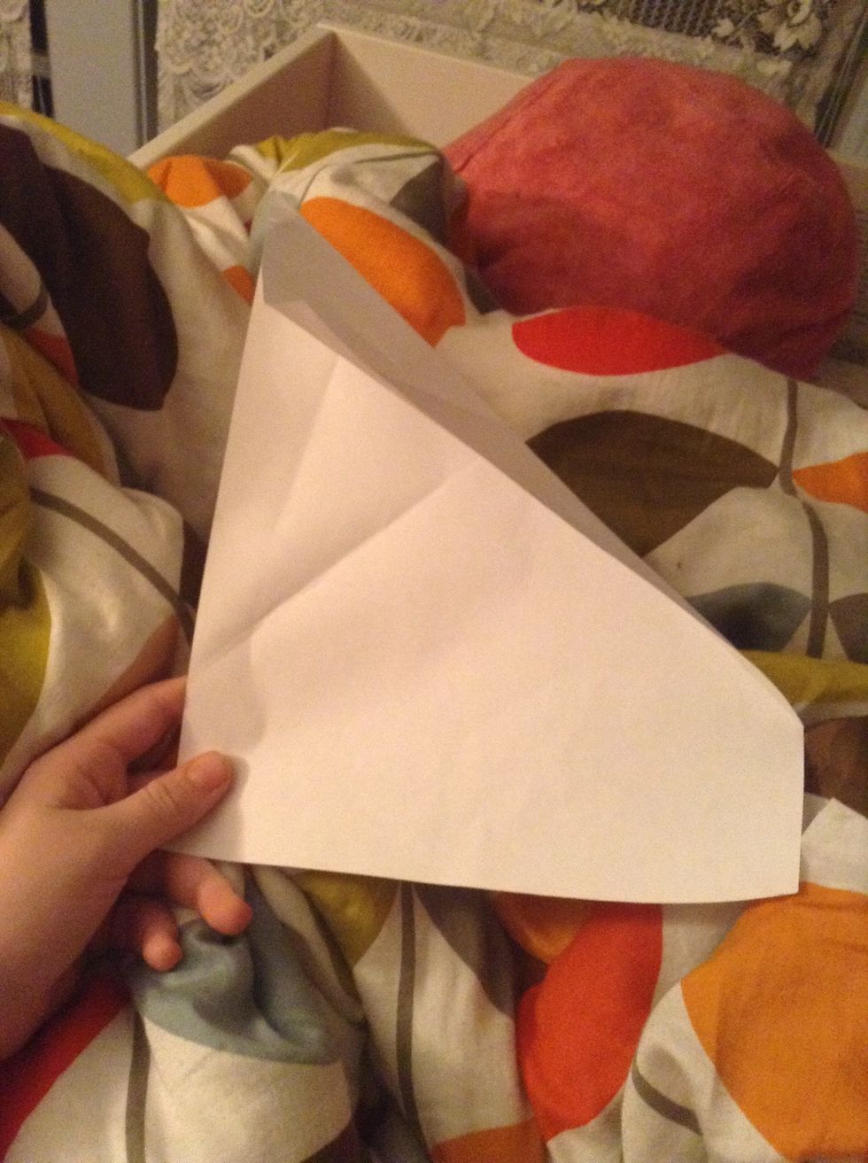 My fold and fold over the other corner