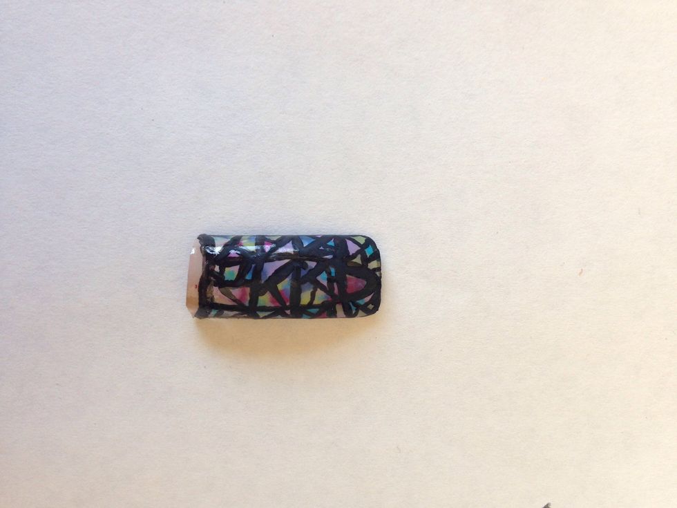 My freehand (way to messy for my liking)