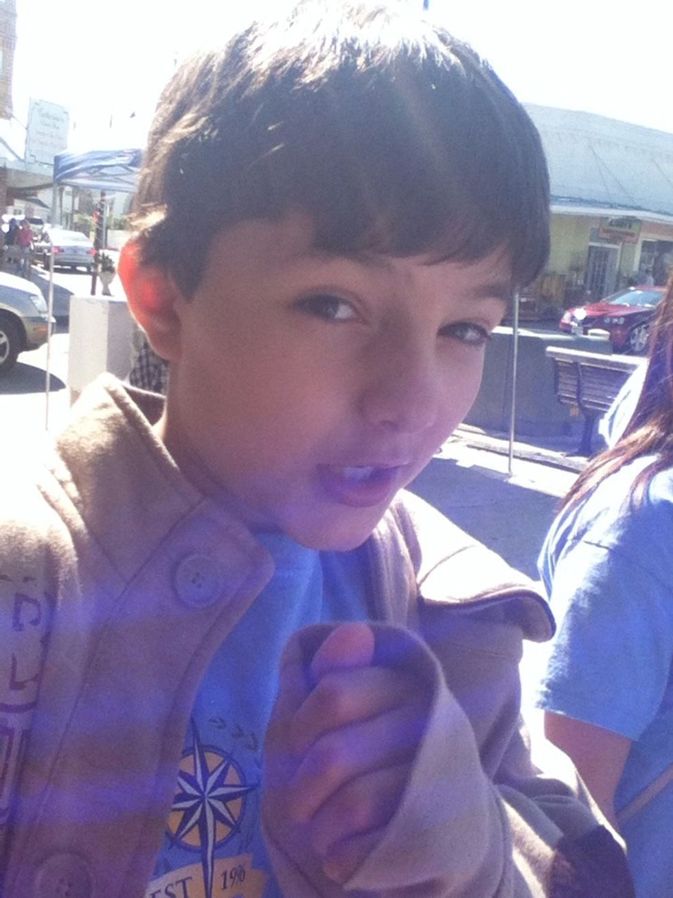 My friend Raul on the field trip