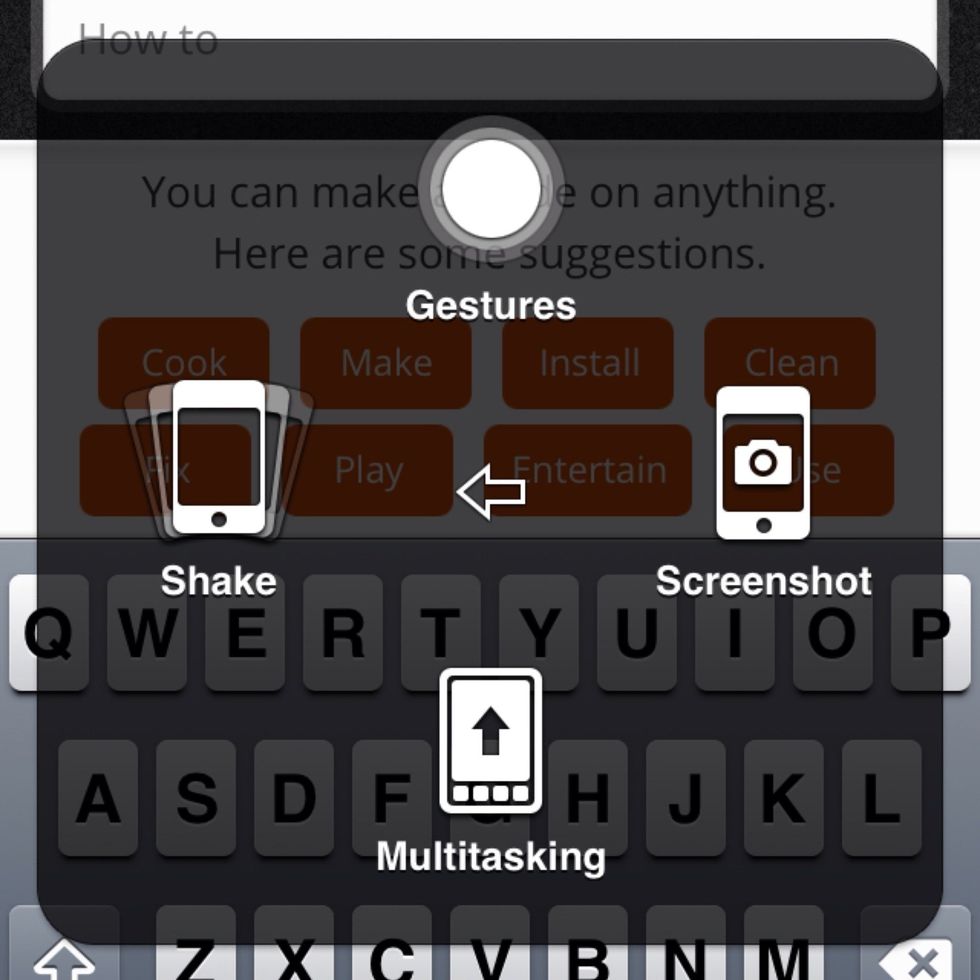 My friend thought the only way to access multitasking on iPhone was either through pressing the home button on the phone, or going through a lot of options on AssistiveTouch (above). Well no...