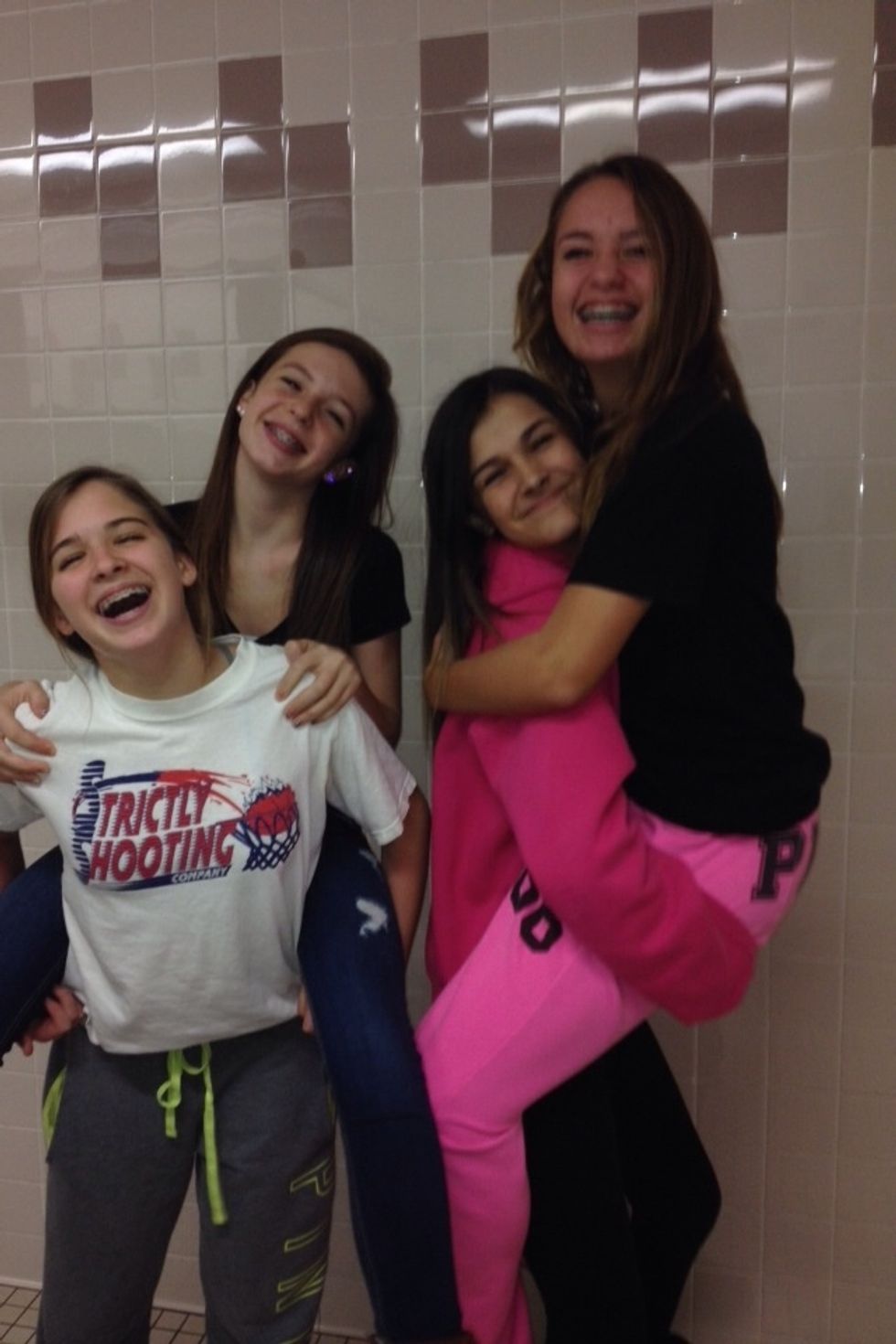 my friends have been with me since day one and help me through everything.