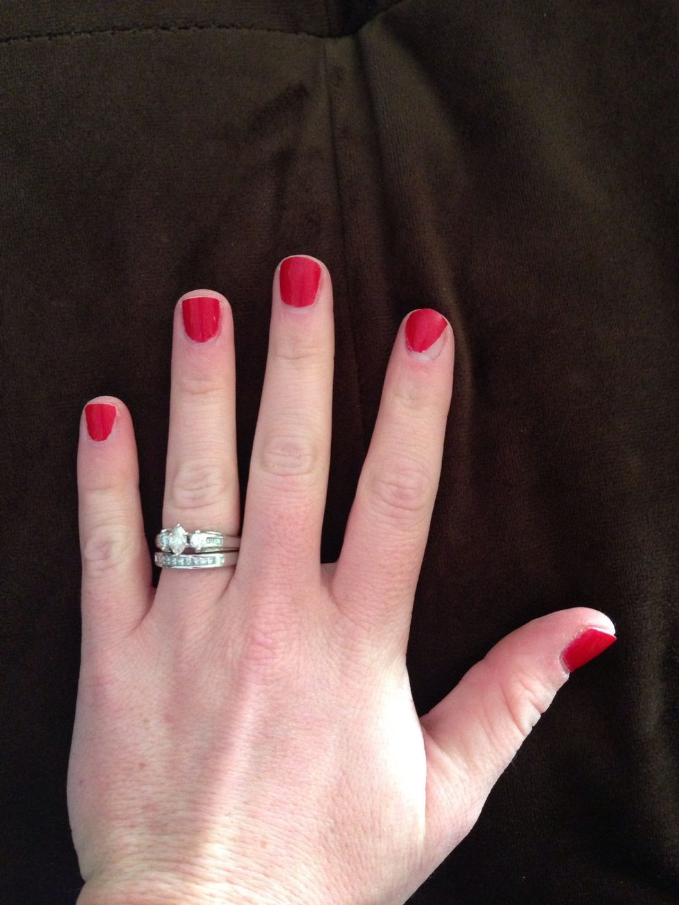 My gel is starting to peel off, plus I'm impatient and want to change my colors! Gel polish can last anywhere from 2-4 weeks possibly longer depending on how fast your nails grow