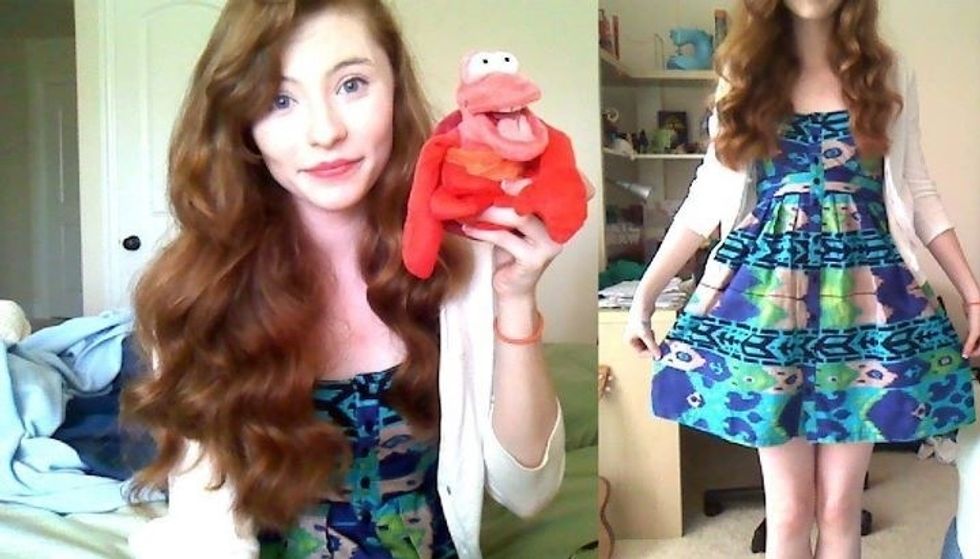 My good friend Allison. I designed her Disneybound for National Princess Week this year!