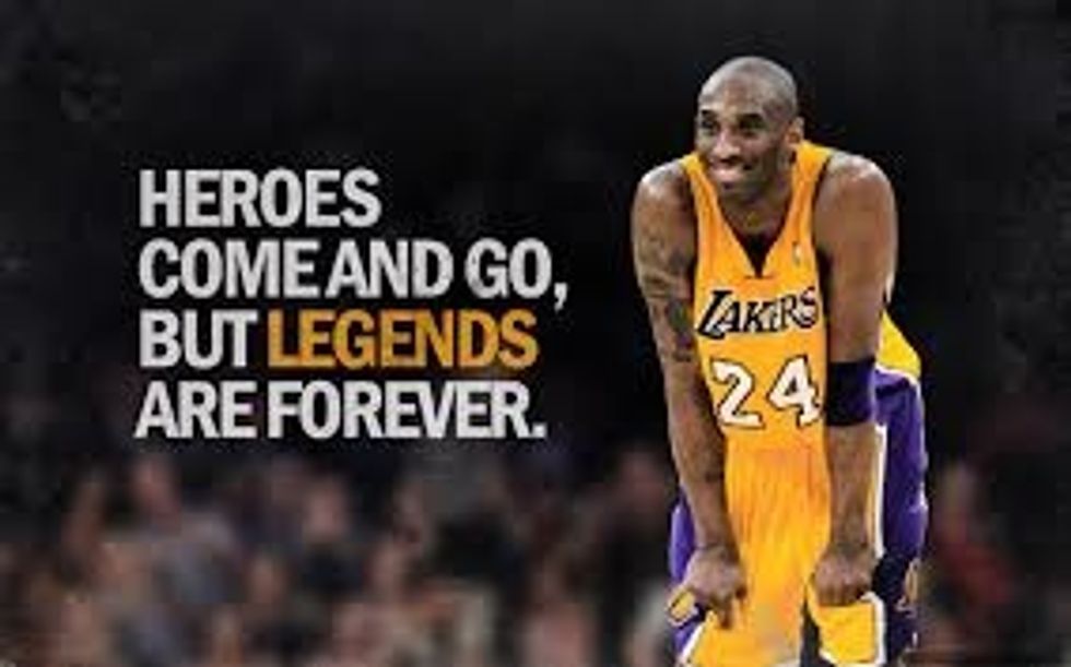 My greatest inspiration is Kobe Bryant. He pushes me to try my hardest and do my best