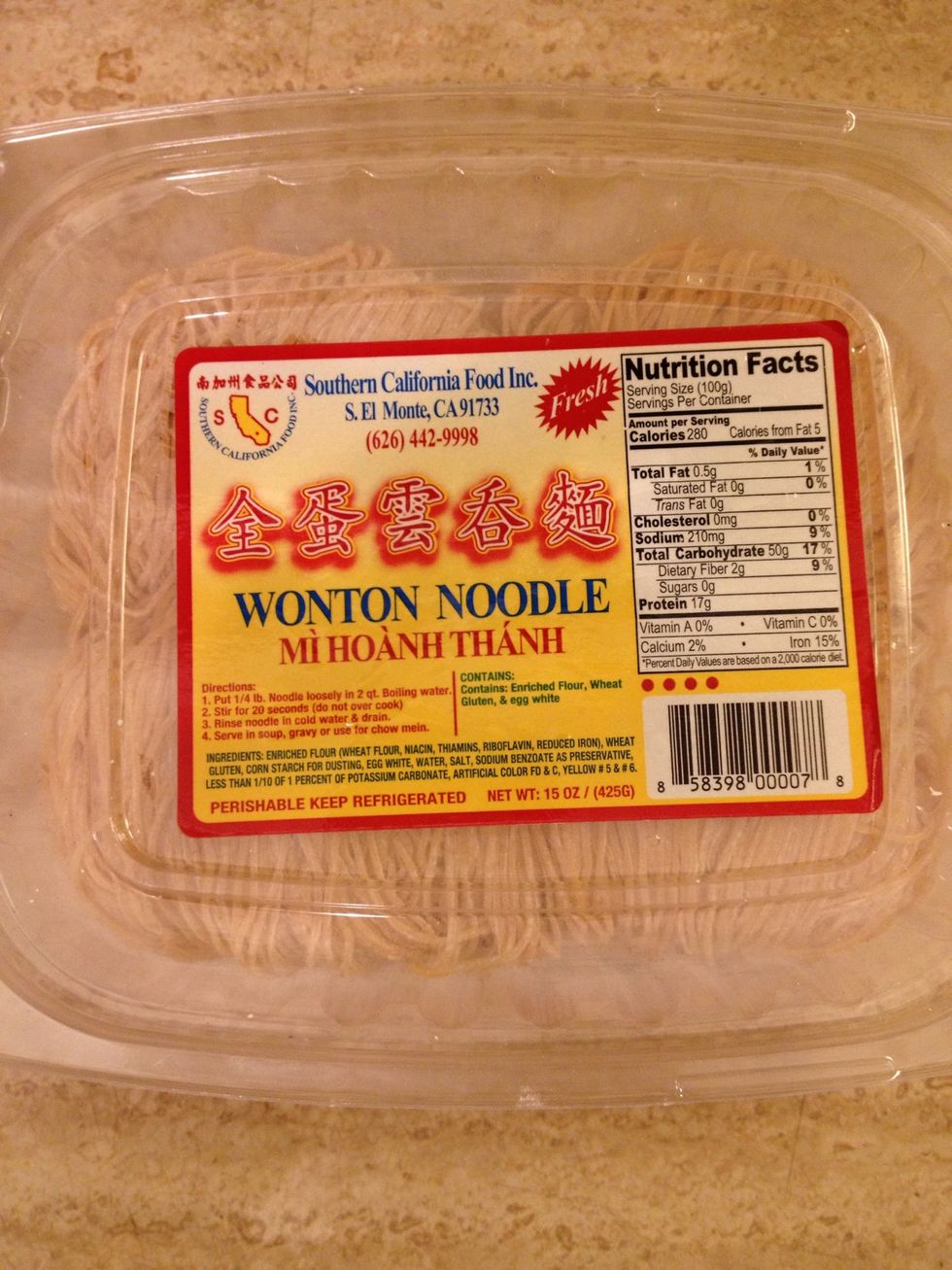 My guy doesn't care for the chewiness of those banh canh noodles so he likes the bite of the wonton noodles.