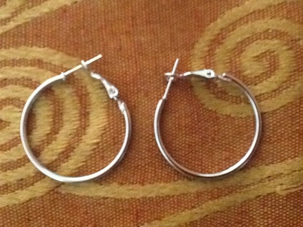 My hoops. Sooooo dull and boring!\ud83d\ude01