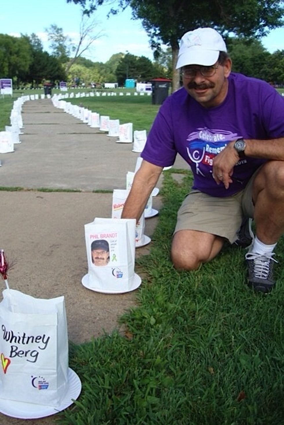 My husband, high school sweetheart braved tough chemo treatments in '08-09 for Non-Hodgkins Lymphoma, remission 3 years... relapsed '11, more chemo & bone marrow transplant April '12. He is my hero.
