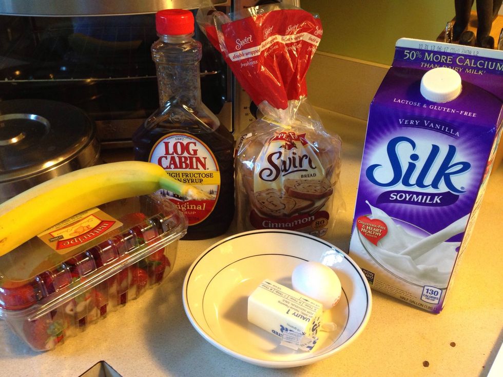 My ingredients \ud83c\udf7c\ud83c\udf74\ud83c\udf5e\ud83c\udf73\ud83c\udf53\ud83c\udf4c\ud83c\udf6f