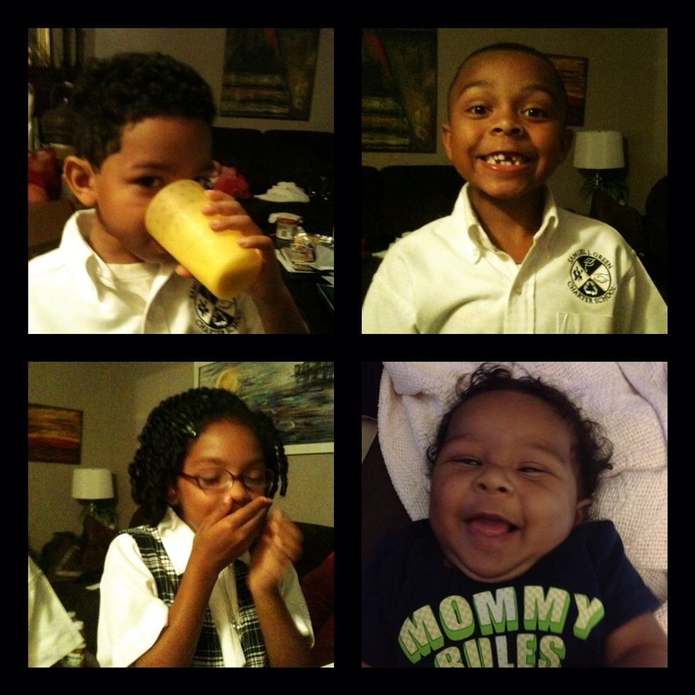 My kids love Almond Milkshakes. The baby hasn't tried it yet. They drink it for breakfast or as dessert.
