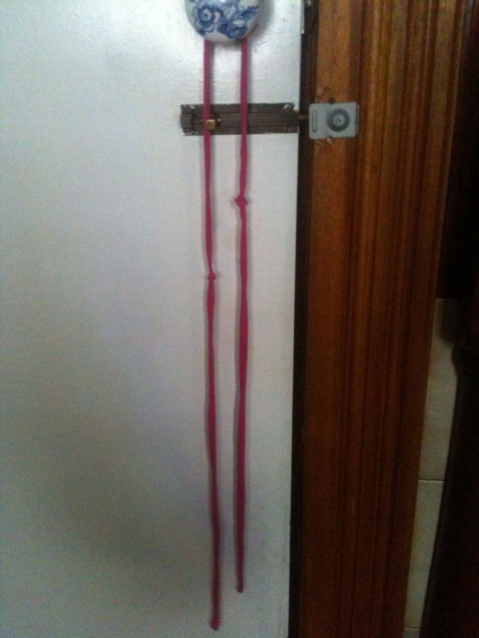 My knots aren't that small, but oh well. Mine is this long. Slide to begin! ----->