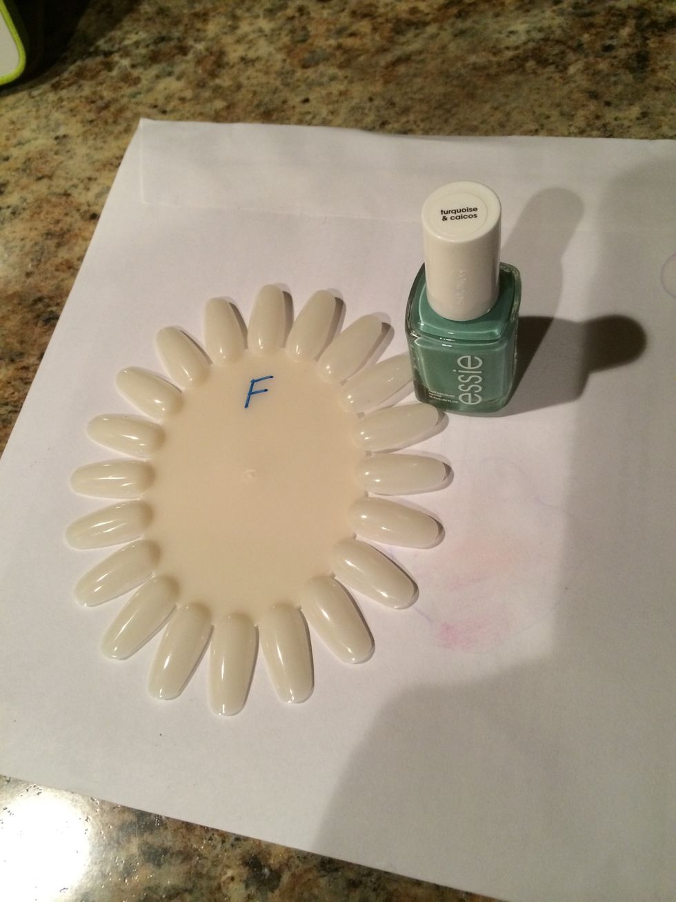 My last color will need to start a new wheel. Wheel F.