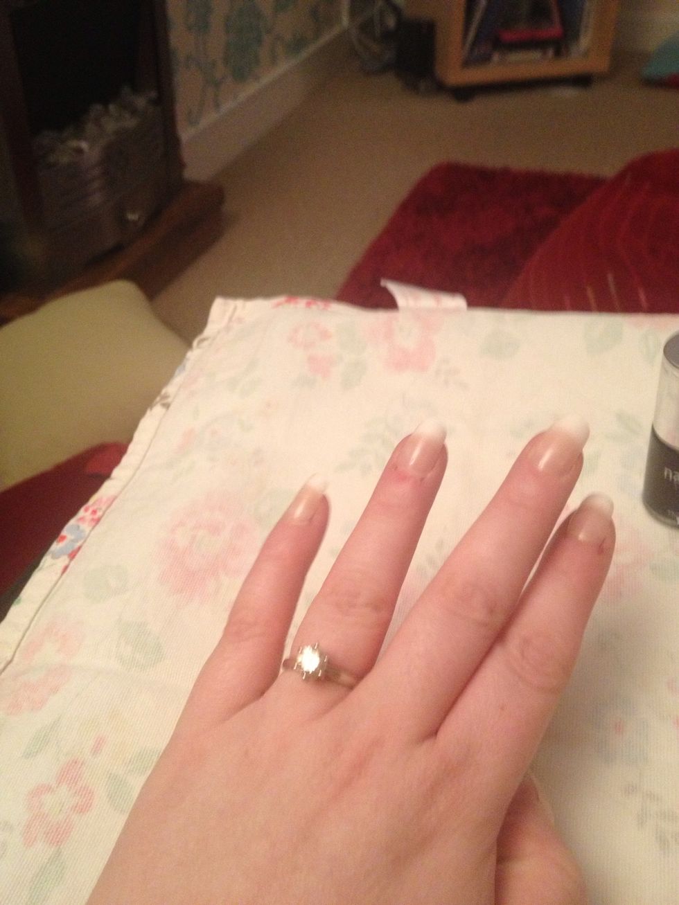 My nails clean and filed