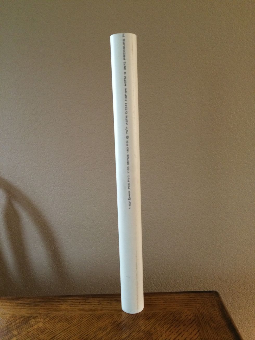 My new Tenkara Fly Rod measures 20" in length, so I had a 21" piece of 1 1/2" thin wall PVC cut for me at the local hardware store.