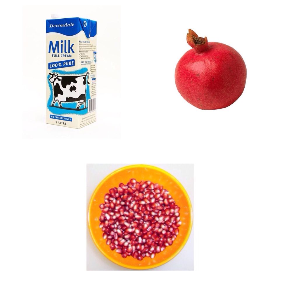 My next tip is a super simple DIY. Grab some crushed pomegranate seeds, and milk cream. Mix the two together and apply to your lips as you would a lip balm. Leave on for 20-25 minutes and rinse.