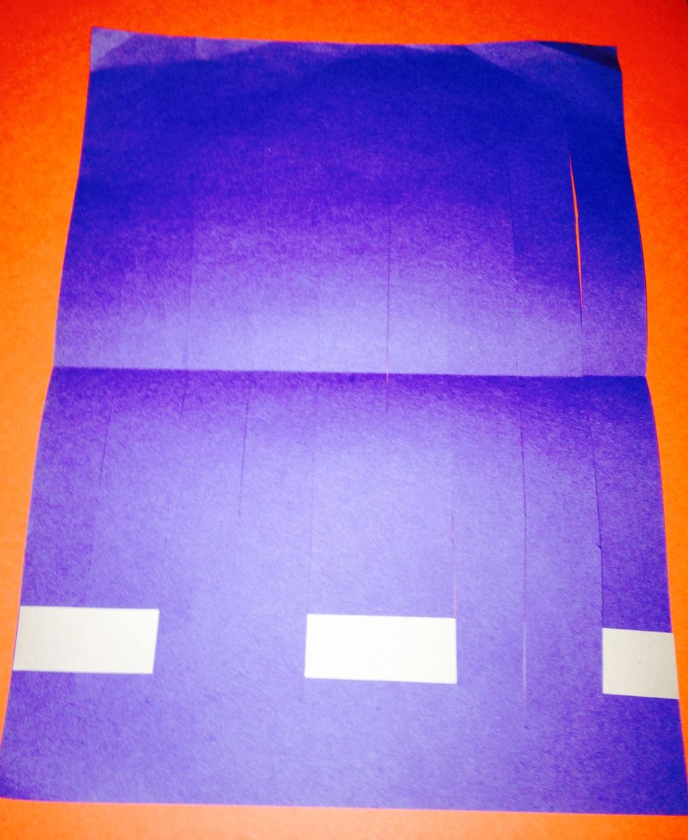 My pattern will be over 2, under 2. Notice how my first row ends with white going over 1.